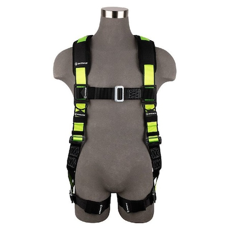 Safewaze PRO Full Body Harness: 1D, Dorsal Link, MB Chest/Legs FS280DL